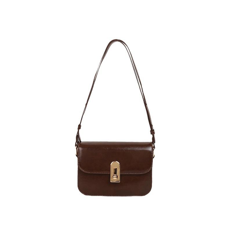 Retro Simple Niche Underarm Bag Women's 2025 New Versatile Small Square Bag Simple Shoulder Bag Messenger Bag