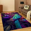 Tappeto colorato ara pappagallo uccello pappagallo per soggiorno divano casa camera da letto zerbino decorazione