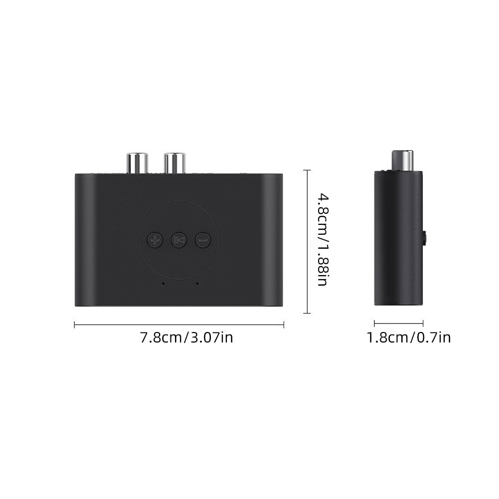 Аудиоприемник Bluetooth 5.0 3,5 мм AUX Jack U Disk NFC RCA стерео музыкальный беспроводной адаптер с микрофоном для автомобильного комплекта Bluetooth-динамика