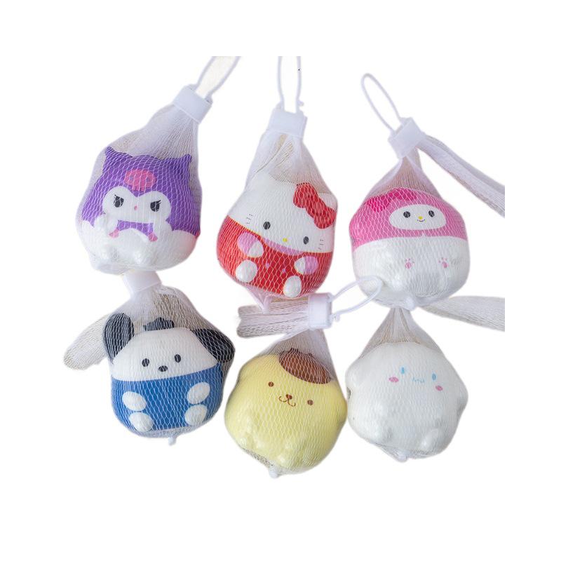 Кукла-яйцо Sanrio с эффектом медленного восстановления (Squishy) - Игрушка для снятия стресса и украшение в подарок студенту.