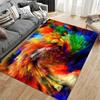 Colorful Abstract Swirl Pattern suitable as a non-slip mat for the living room or bedroom sofa