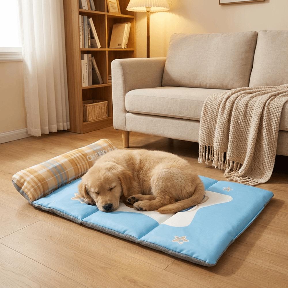 Anti-Slip Pet Sleeping Pad Breathable Dog Bed Pad Pet Ice Mat Pet Rest Cushion Kennel