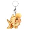 Lilizzhoumax Realistic Goldfish Plush Toy, Ornamental Fish Toy, Beautiful, Small, Cute Fish Toy, Bag Pendant Decoration, Christmas Decoration