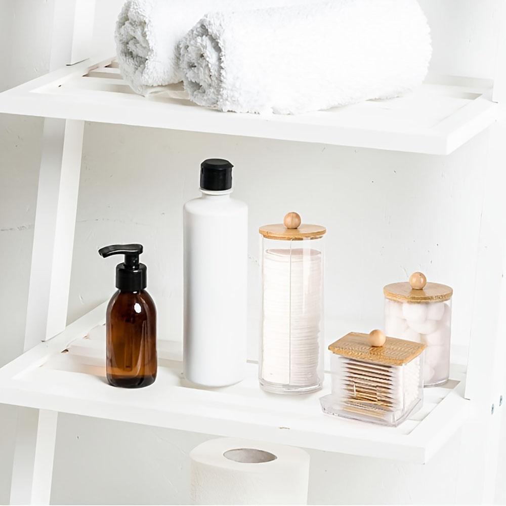 3 шт. Подставки для ватных палочек, Диспенсер для ванной комнаты, Коробка для хранения ватных шариков, Ватные палочки, Ватные диски и Зубочистки с нитью