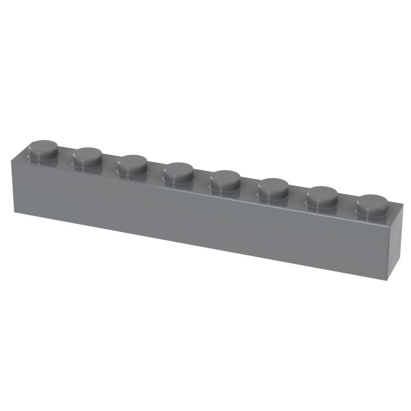 Нетоксичные [Funbrick] 10/30/50 шт. Толстые кубики 1x8 точек 1*8 точек Образовательные Творческие DIY Строительные блоки Совместимые с 3008 Classic