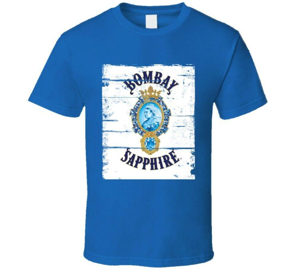Футболка унисекс с потертым изображением Bombay Sapphire Gin