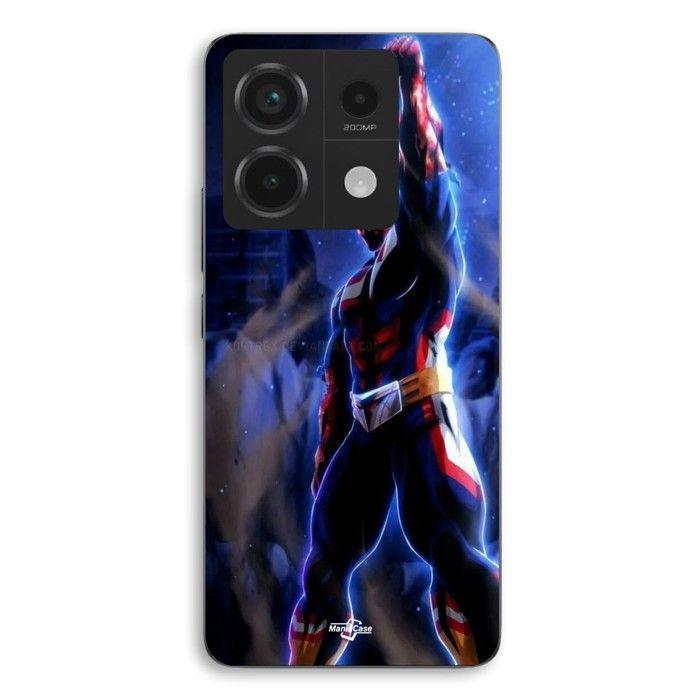 Coque de téléphone - MANIACASE - Xiaomi Redmi Note 13 Pro 5G - Silicone TPU - Noir - My Hero Academia