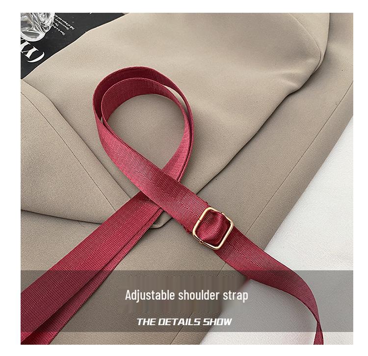 2025 Women's Fashion Canvas Embroidered Tote - Casual Crossbody Small Bucket Bag