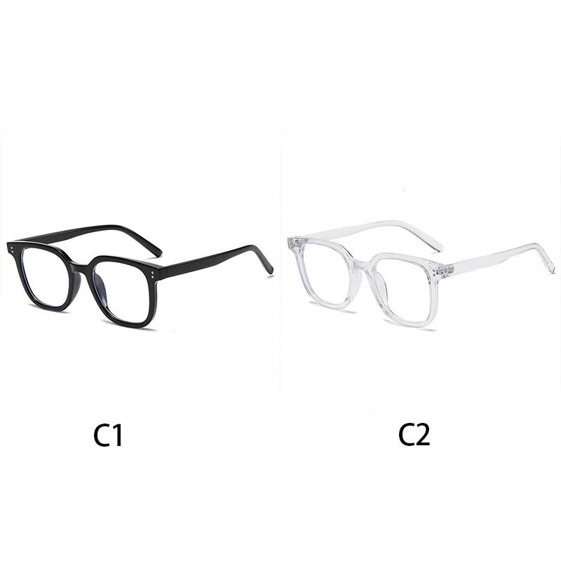 Anti-Blue Light Glasses Simple Square Eyewear Women Men Fashion Luxury Eyeglasses Blue Light Blocking Man Lady Computer Eyeglas