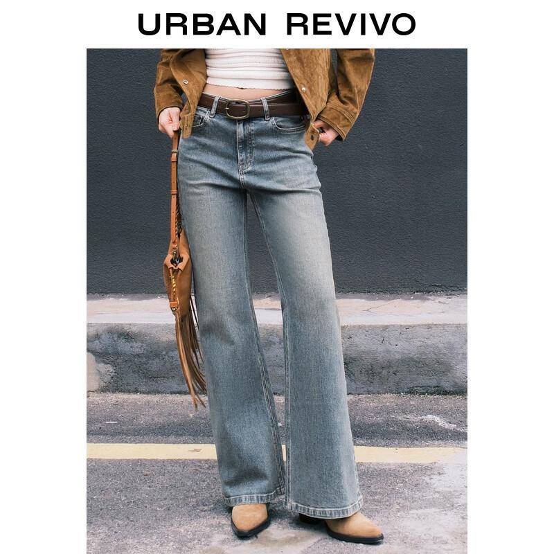 UR Women's Retro Washed Flare Jeans