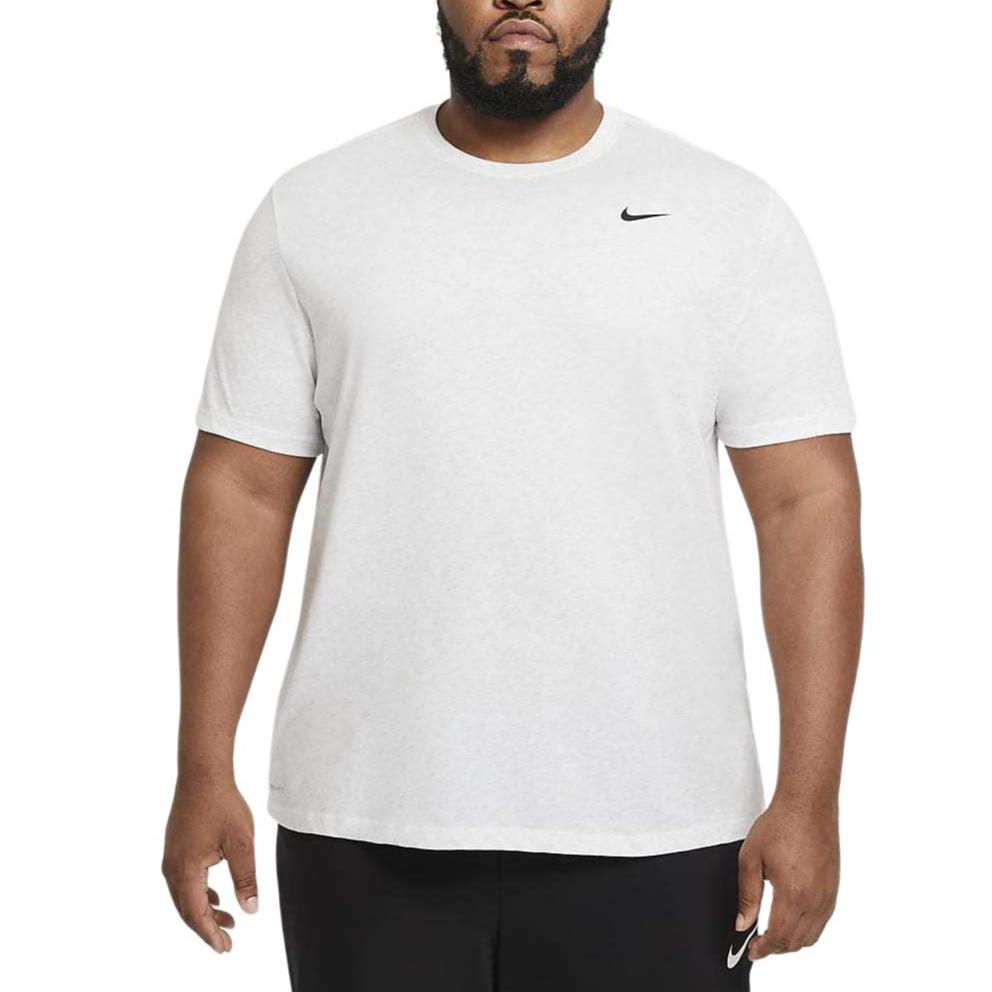 Nike T Shirts Men's White Crew Neck Moderate Straight Fit AR6029-051