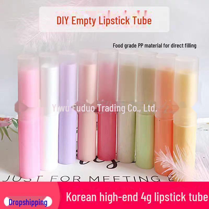 Корейский люксовый бальзам для губ своими руками пустой тюбик - контейнер для помады 5 г