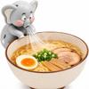 Cute Elephant Animal Cup Bowl Cooling Clip-On Mini Fan, Coffee Cooler, Portable Beverage Chiller, Small Desktop Fan