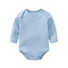 Jumpsuit Romper Baby Boy Boy Clothing Long Sleeve Newborn Spring Casual Round Neck Colorful Years Cotton 9296 Blue [Misia Luxury] Children's 0-2