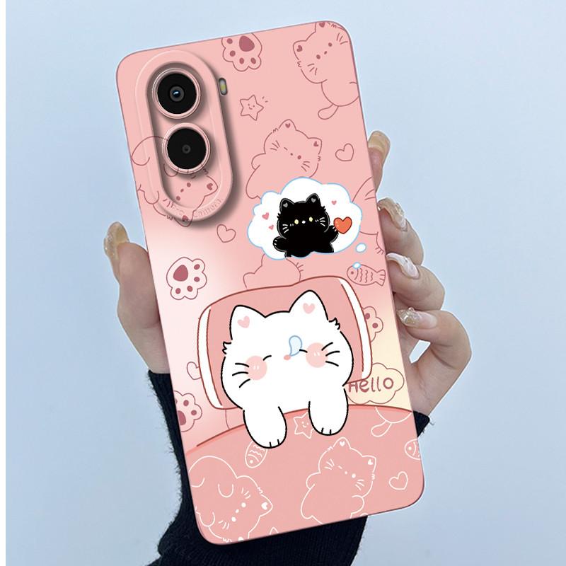 Case For Xiaomi Poco M7 4G Cute Panda Sweet Girls Cats Silicone Soft Back Cover For XiaomiPocoM7 4G Bumper Protective Casing