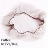 10/30 Pcs New Ballet Snood Fine Mesh Bun Cover Wig Net Invisible Hair Nets Hair Styling Tool