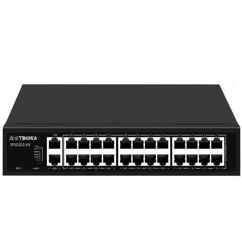 KINGNET 26-Port 100Mbps PoE Switch