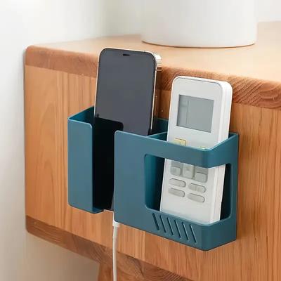 1 шт. настенный ящик для хранения многофункциональный органайзер без отверстий пульт дистанционного управления телевизором DIY мобильный телефон штекер зарядное устройство держатель подставка