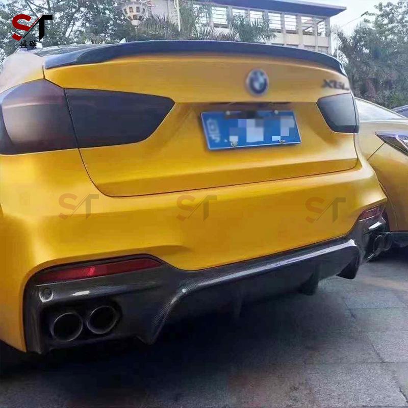 BMW X6 F16 Диффузор заднего бампера из углеродного волокна 3D стиль Комплект губ