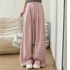 White Milk Fu Suit Pants for Women In Summer New Loose Draping Casual Straight High Waist Yamamoto Wide-leg Pants