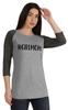 Inkmeso #Girl MomTshirt Топы для женщин Хлопковая рубашка с рукавами реглан для матери