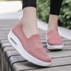 High Quality Spring Women's Shoes Solid Color Breathable Flyknit Shoes One Step Women's Sports Shoes Sock Mouth Casual Shoes