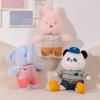 Панда кролик медведь слон плюшевая игрушка сидящая и стоящая панда мультфильм мягкие игрушки животных кукла для ребенка подарок декор комнаты