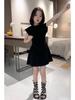 Korean-Style Girls' Sleeveless A-Line Dress - Summer Waist-Fit Fashion for Middle & Big Kids