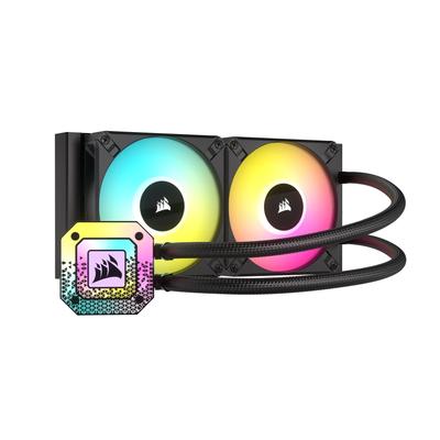 Corsair Кулер для процессора H100i ELT CAP XT с водяным охлаждением FN1847 черный CW-9060068-WW