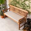 Outdoor Waterproof Fabric 2 Seater Bench Pad Garden Furniture Seat Cushion