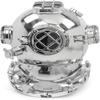 Шлем для дайвинга Silver Scuba Divers ВМС США Chrome Mark IV Deep Sea Marine Diver