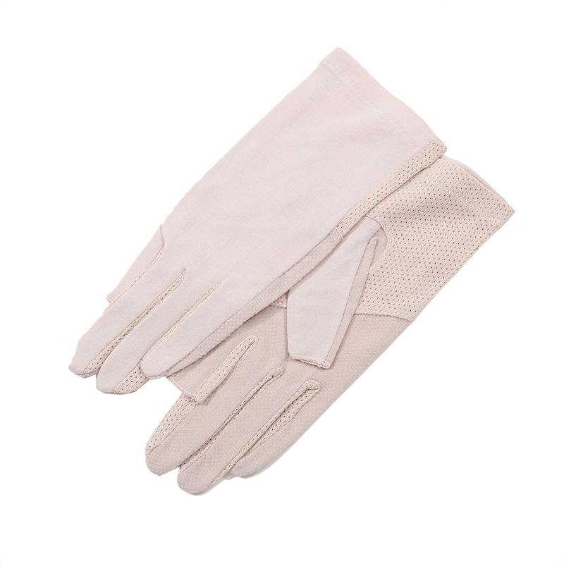 Женские летние тонкие короткие перчатки из полиэстера и хлопка, спортивные нескользящие дышащие перчатки для вождения и езды, солнцезащитные перчатки