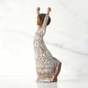 Танцующая девушка Домашнее скульптурное искусство Гостиная Спальня Украшение стола Изделия из смолы Принадлежности для украшения комнаты