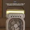 3 In 1 AIr Conditioner Fan Household Small Air Cooler LED Night Light Portable Humidifier Air Adjustment Fan Office Home Fan