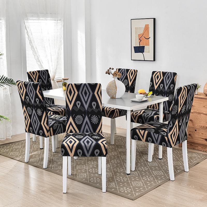 Чехол на стул для столовой, эластичный чехол на стул для столовой, чехол на сиденье Parsons, эластичный чехол на стул для столовой, кухни, 1/2/4/6 шт.