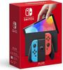 Восстановленная модель Nintendo Switch OLED с неоновыми синим и красным Joy-Con и 64 ГБ памяти (L) (р) Красный, в комплекте.