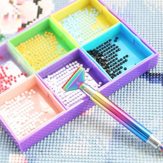 Красочный набор инструментов для алмазного искусства. Гладкая поверхность. Эргономичный, простой в использовании. Проекты «сделай сам». Ручки для рисования с бриллиантами из смолы ручной работы.