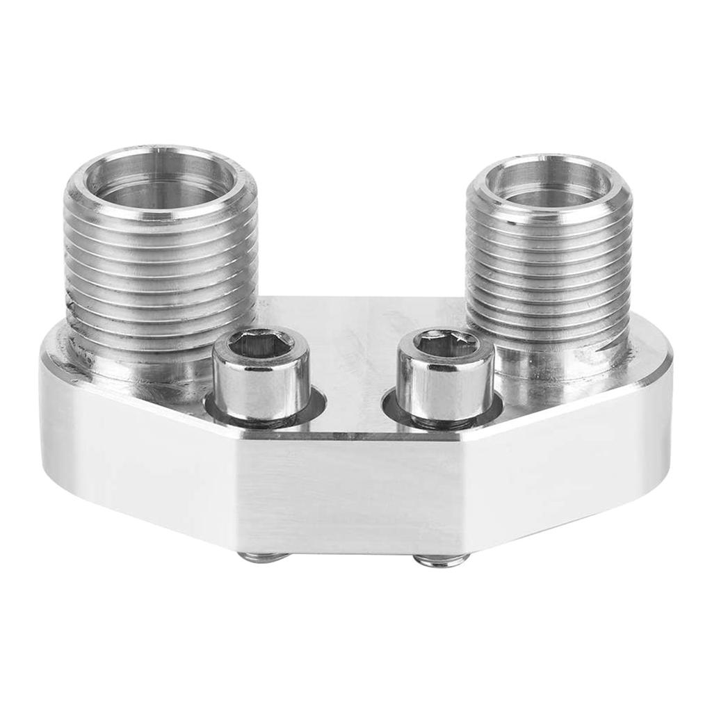 Автомобильный алюминиевый полированный фитинг-адаптер компрессора кондиционера Быстроразъемный соединитель Совместим-для AD7176 Запасные аксессуары