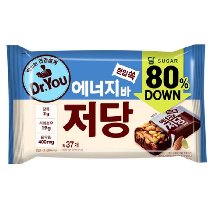 Dr.You Bite-Size Energy Bar Low Sugar 380g – Korean Healthy Snack