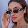 Vintage Small Frame Oval Sunglasses Women For Men Luxury Brand Designer Sun Glasses Steampunk Popular Outdoor Shades Uv400