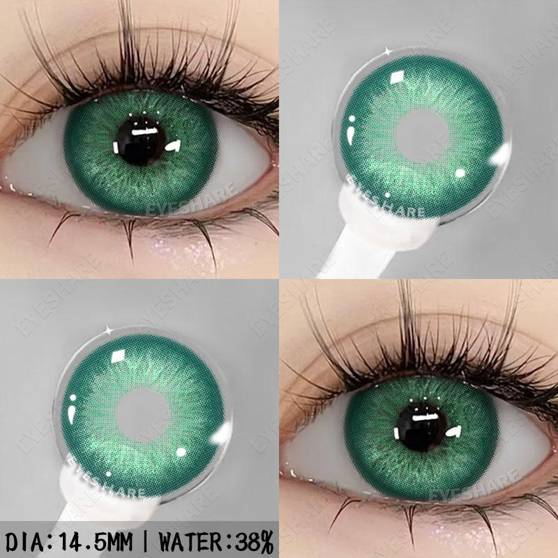 1 Pair Natural Color Contact Lenses for Eyes Brown Contacts Gray Lenses Fashion Lenses Blue Eyes Contacts Lenses Yearly