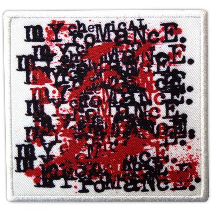 My Chemical Romance Three Cheers For Sweet Revenge Repeat Logo Iron On Patch