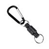 Magnetic Net Release Holder, Double Keychain Hook for Fly Fishing - Black