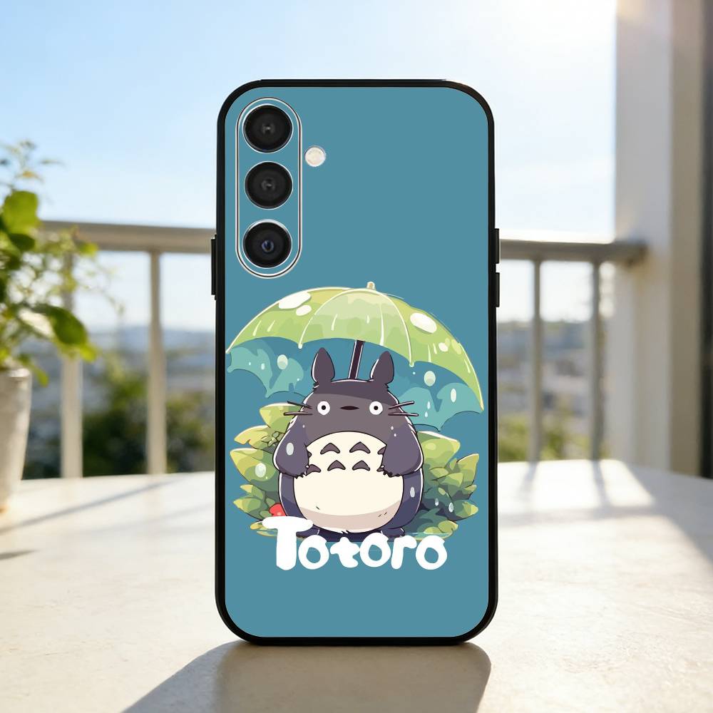 Lovely My N-Neighbor-T-Totoros  Phone Case For Samsung  A73,A21s,A22,A31,A32,A52,A53,A71,A80,Soft Black Shell