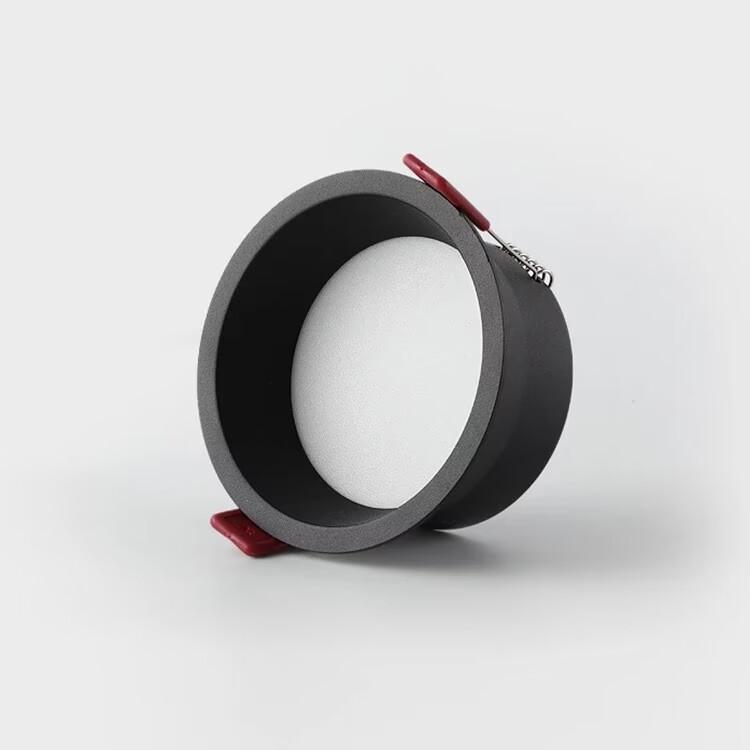 Светодиодные встраиваемые потолочные светильники с регулируемой яркостью 9 Вт 15 Вт 20 Вт 24 Вт с антибликовым покрытием SMD2835 белые черные светодиодные точечные светильники AC110 В 220 В внутреннее освещение