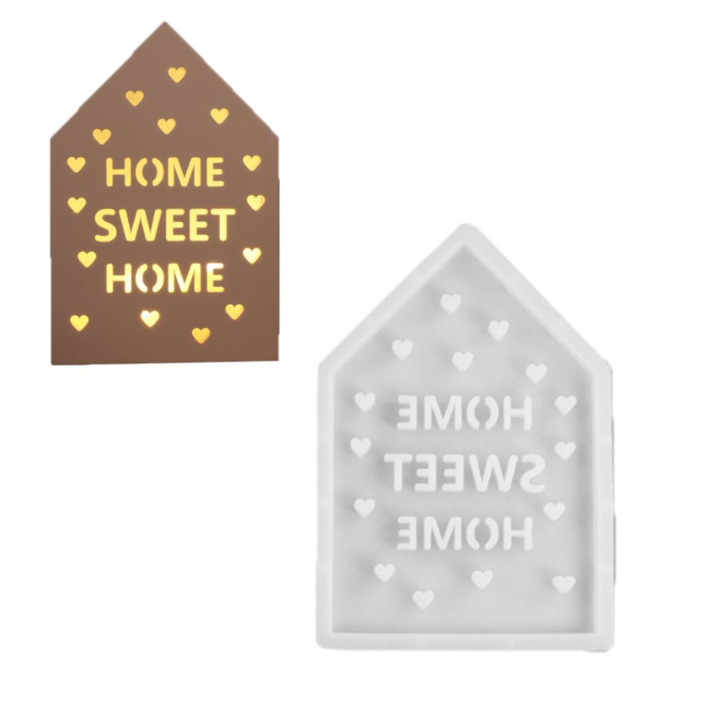 Формы для литья ручной работы Силиконовые формы Love House Комбинированные формы для литья Декоративные штукатурные формы Формы из эпоксидной смолы