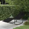 Day and Night - Day and Night Steel and Black Textilene Rocking Lounger