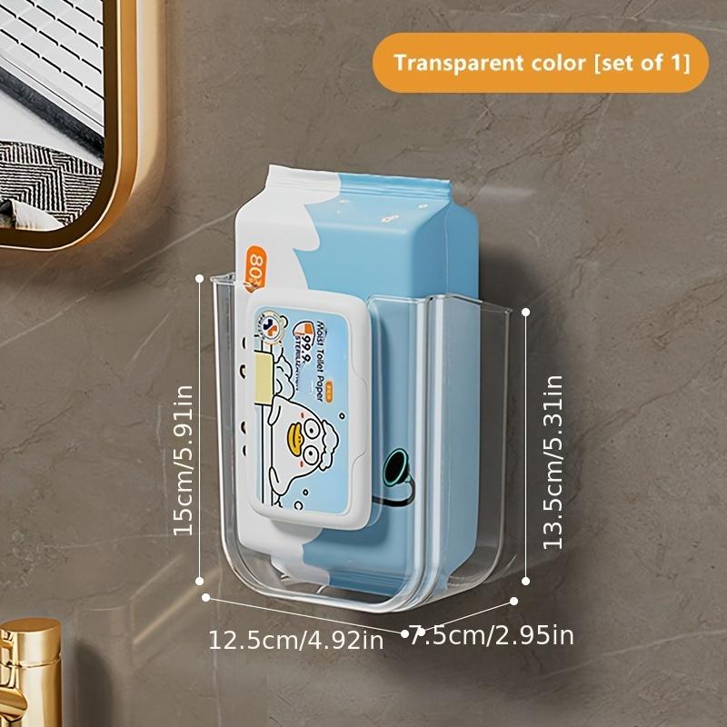 Диспенсер для влажных салфеток с большим отверстием, самоклеящийся, настенный, с большой грузоподъемностью, пластиковый держатель, для ящика для хранения туалетной бумаги