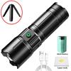 60w Super Bright 200m High Power LED Flashlight Torch Type-c Rechargeable Powerful Outdoor Self Defense Handlamp Camping Lantern