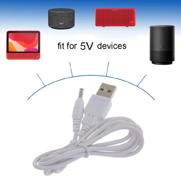 Запасной USB-кабель питания 5 В, быстрая зарядка, USB на 3,5 мм x 1,35 мм, адаптер-разъем
